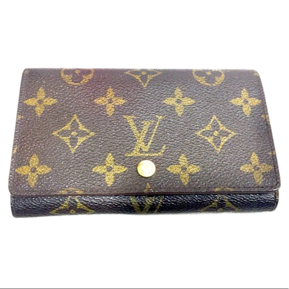 Authentic LV monogram Porte-Monnaie Tresor Wallet